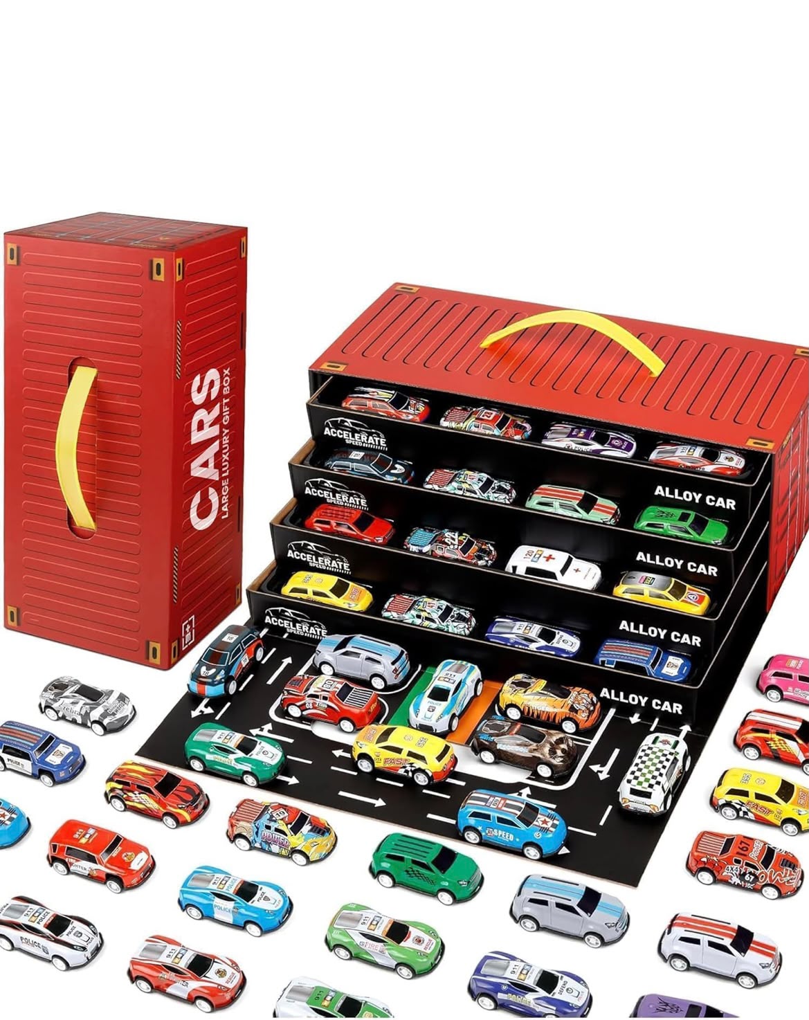 48 Pcs Mini Alloy Die-Cast Cars Set
